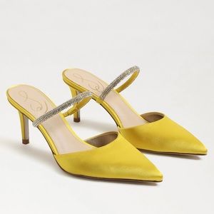 Sam Edelman Verity, Ochre Satin, Size 8